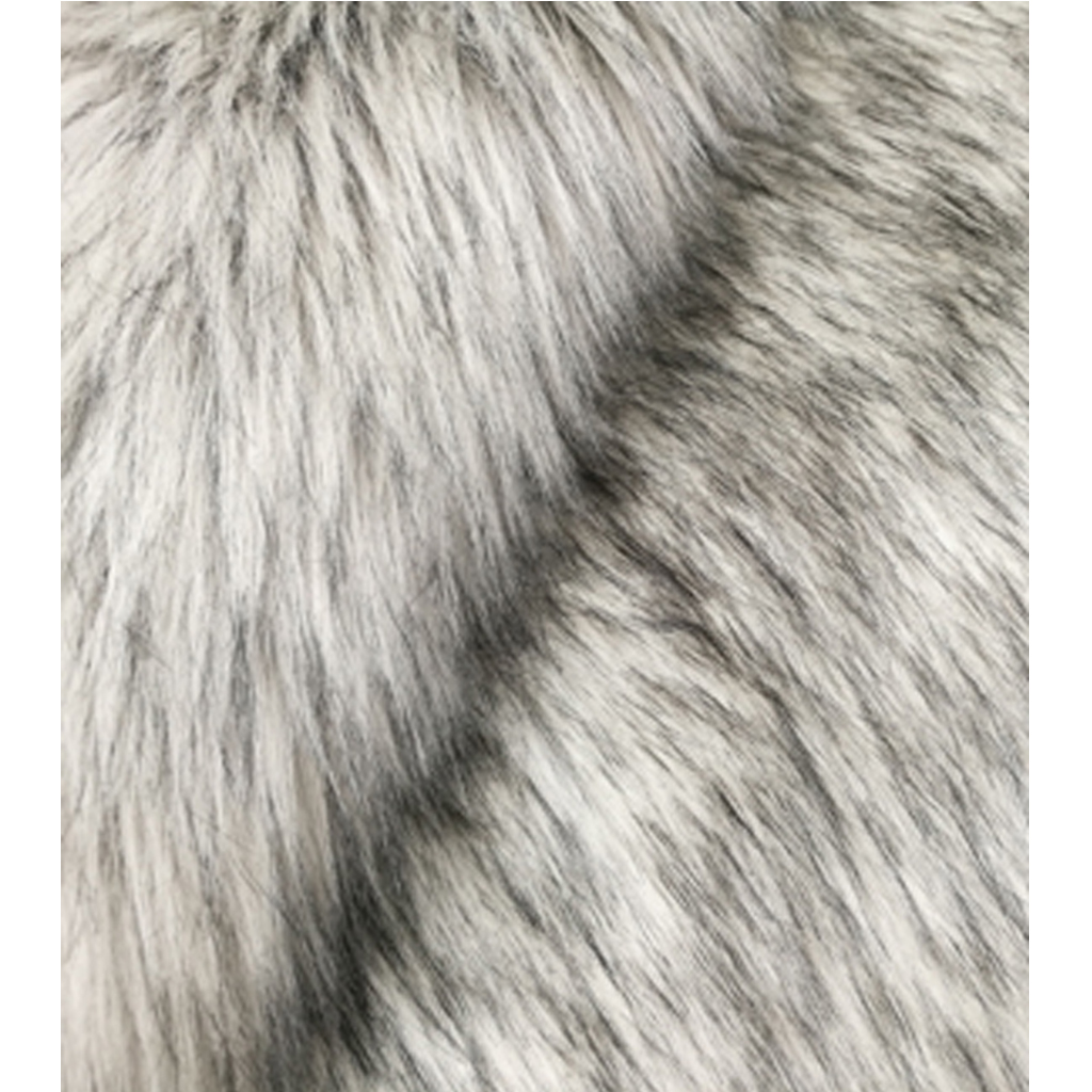 Faux Fox Fur | Black Twine