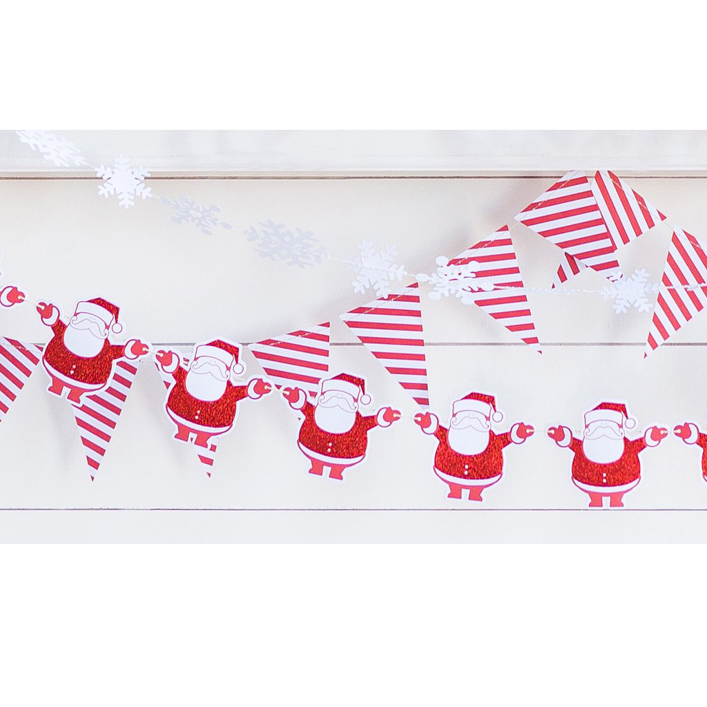 Snowflake Banner Free Printable